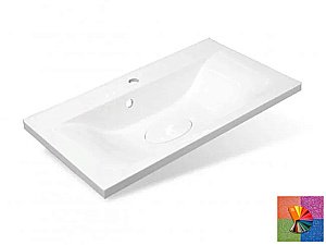 Раковина Эстет Бали 90 цвет по RAL c блестками купить в интернет-магазине Sanbest