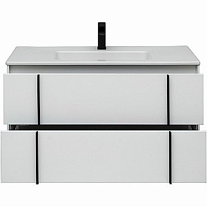 Тумба с раковиной Allen Brau REALITY 1.32008.WM 121 белая матовая для ванной в интернет-магазине Sanbest