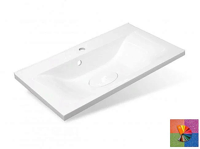 Раковина Эстет Бали 90 цвет по RAL c блестками купить в интернет-магазине Sanbest