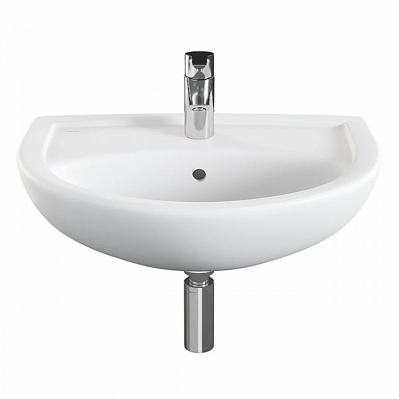 Раковина Vitra Norm Fit 60 6895B099-1778 белая купить в интернет-магазине Sanbest