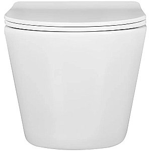 Унитаз Aquatek Вега SET AQUATEK ВЕГА cmp-017 с инсталляцией и черной матовой кнопкой, с крышкой микролифт, безободковый купить в интернет-магазине Sanbest