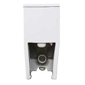 Унитаз напольный Azario Velluto AZ-6281 белый, безободковый, с бачком, с крышкой микролифт купить в интернет-магазине Sanbest