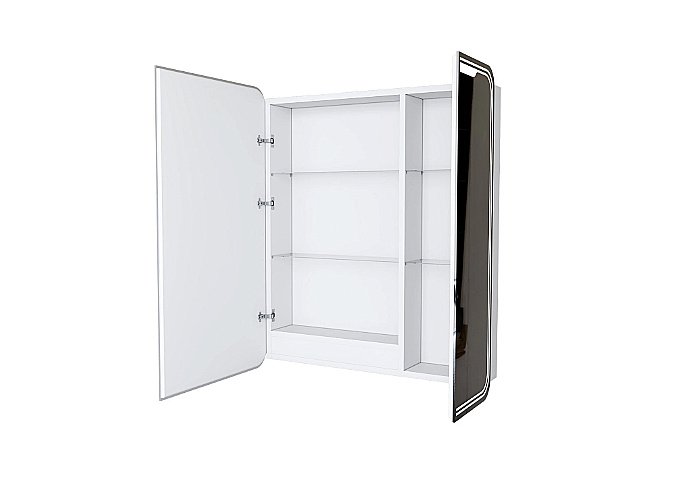 Зеркальный шкаф Mixline Виктория 70х80 белый купить в интернет-магазине сантехники Sanbest