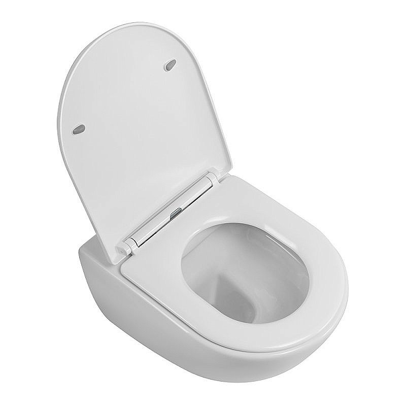 Унитаз подвесной BelBagno AMANDA безободковый, с крышкой микролифт купить в интернет-магазине Sanbest