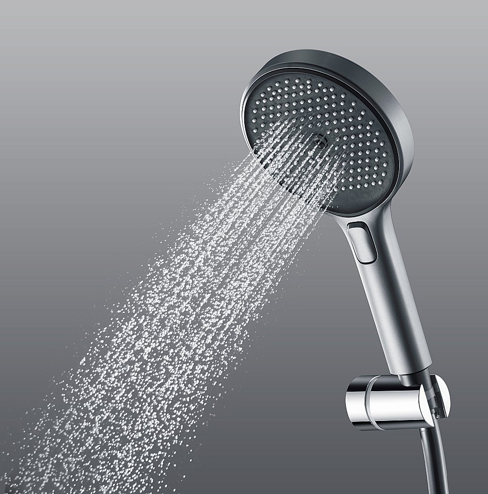 Душевая лейка Sancos Nok round SC6001CH-B хром/черный матовый купить в интернет-магазине сантехники Sanbest