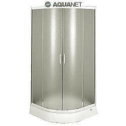 Душевой уголок Aquanet AQ7 80х80 стекло матовое/профиль белый купить в интернет-магазине Sanbest