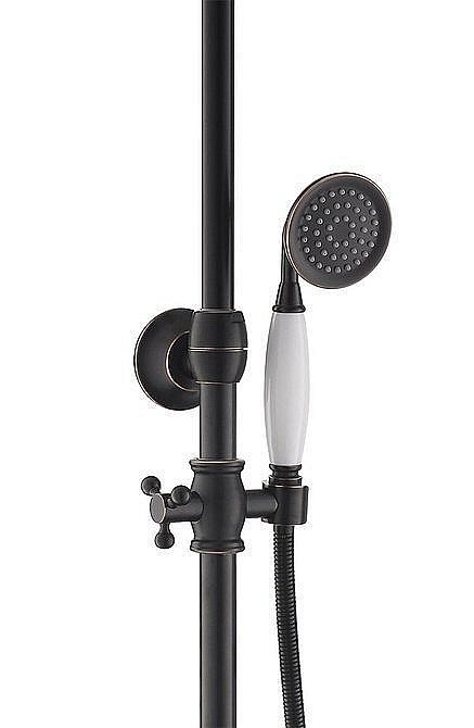 Душевая система Timo Adelia SX-6010/04 черная матовая купить в интернет-магазине сантехники Sanbest