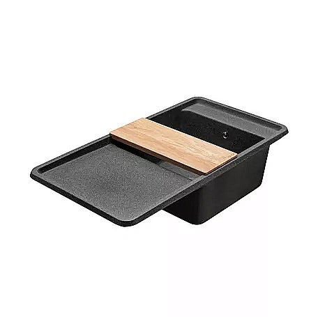 Мойка кухонная Акватон Беллис 97 графит купить в интернет-магазине сантехники Sanbest