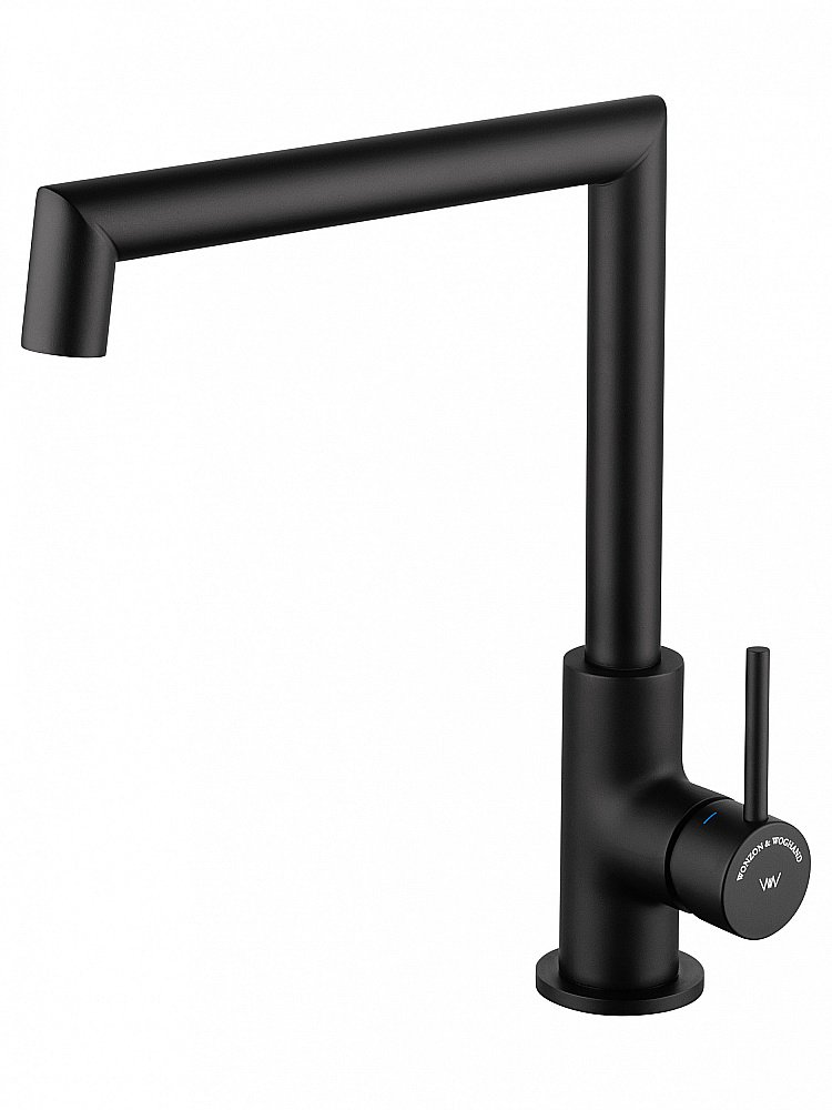 Смеситель для кухни WONZON & WOGHAND WW-L1005-MB черный матовый купить в интернет-магазине сантехники Sanbest