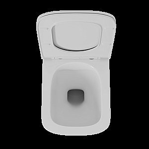 Унитаз подвесной с инсталляцией D&K Berlin DS1431601 белый/кнопка белая, безободковый, с крышкой микролифт купить в интернет-магазине Sanbest