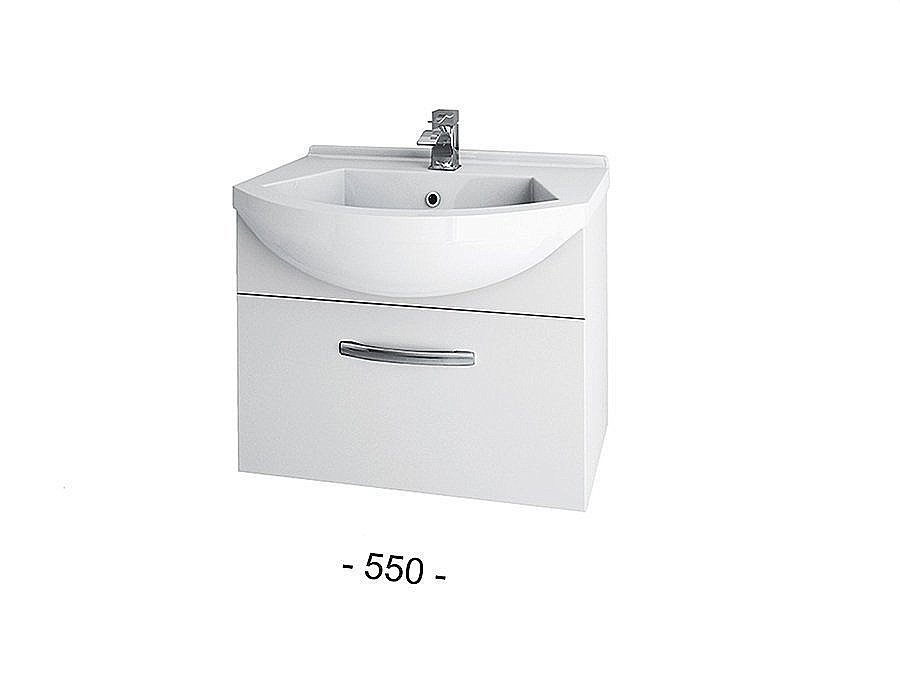 Тумба с раковиной Dreja Alfa 55 для ванной в интернет-магазине Sanbest