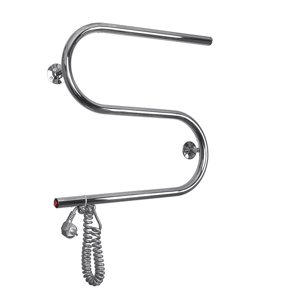 Полотенцесушитель электрический Domoterm S-образный DMT 112 42x50 EK хром купить в интернет-магазине сантехники Sanbest