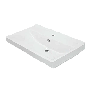 Раковина Sanita luxe Fest 80 FST80SLWB01 белая купить в интернет-магазине Sanbest