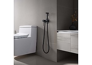 Гигиенический душ Aquatek Европа AQ1021MB черный матовый купить в интернет-магазине сантехники Sanbest