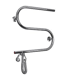 Полотенцесушитель электрический Domoterm S-образный DMT 112 42x50 EK хром купить в интернет-магазине сантехники Sanbest