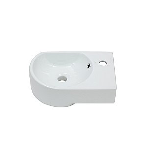 Раковина Melana 7954L-805 белая купить в интернет-магазине Sanbest