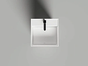 Раковина Salini ARMONIA SQUARE TOP 01 S-Sense 130511TG 45 без отверстия под смеситель, белая купить в интернет-магазине Sanbest