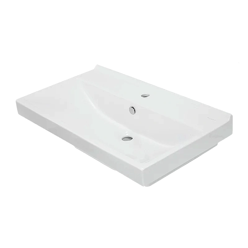 Раковина Sanita luxe Fest 80 FST80SLWB01 белая купить в интернет-магазине Sanbest