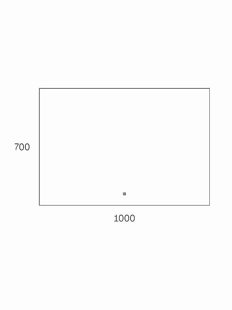 Зеркало Taliente Zled TA-Zled-T10070 100 в ванную от интернет-магазине сантехники Sanbest
