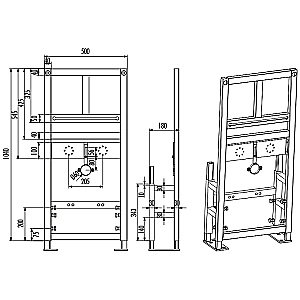 Инсталляция для раковины Creavit GLM100.00 купить в интернет-магазине сантехники Sanbest
