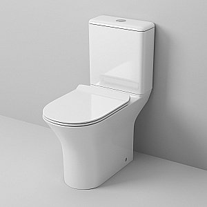 Унитаз напольный Grossman GR-4443 безободковый, с бачком, с крышкой микролифт купить в интернет-магазине Sanbest