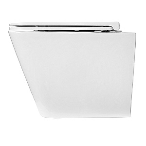 Унитаз подвесной Azario Pro PRO-0002 белый, безободковый, с крышкой микролифт купить в интернет-магазине Sanbest