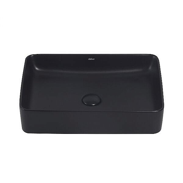 Раковина накладная ABBER Rechteck AC2207MB черная матовая купить в интернет-магазине Sanbest