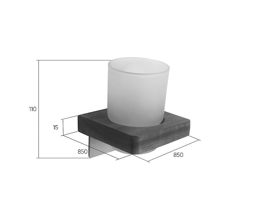 Стакан Bronze De Luxe FOREST 10704G купить в интернет-магазине сантехники Sanbest