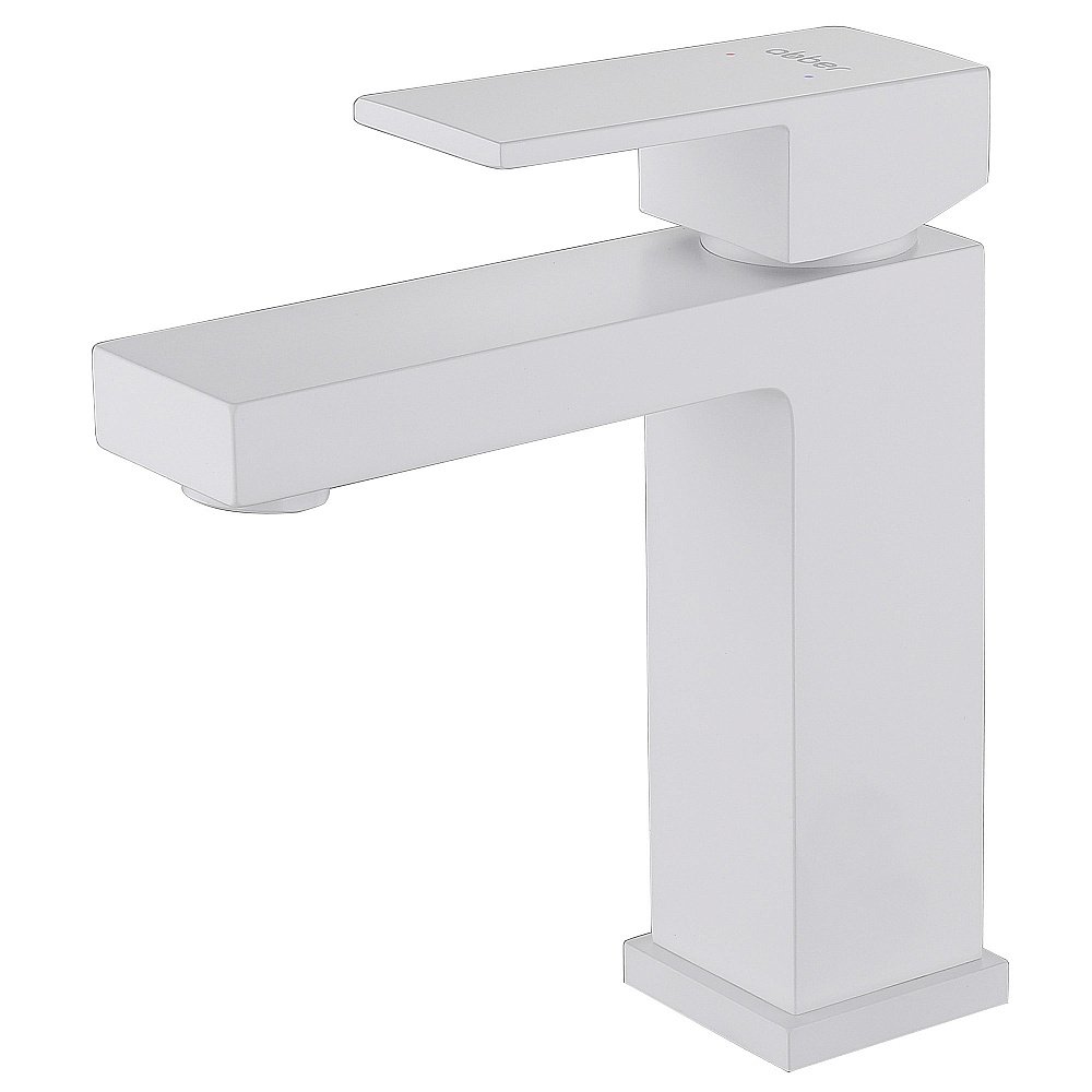 Смеситель для раковины ABBER Daheim AF8210W белый матовый купить в интернет-магазине сантехники Sanbest