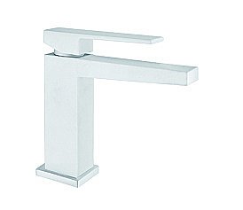 Смеситель для раковины Webert Pegaso PE830102740SSE белый матовый купить в интернет-магазине сантехники Sanbest