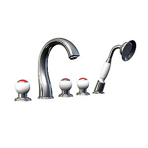 Смеситель для ванны Радомир Бурже 1-27-2-0-0-622 хром купить в интернет-магазине сантехники Sanbest