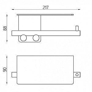 Держатель туалетной бумаги Abber Osten 316 AA1830BG брашированное золото купить в интернет-магазине сантехники Sanbest
