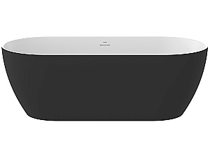 Ванна акриловая Ravak FREEDOM O TEC 170х77 CD51700000 черная/слив-перелив черный матовый купить в интернет-магазине Sanbest