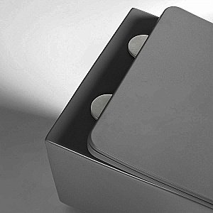 Унитаз Vincea Q-Line VT1-12MA безободковый, с крышкой микролифт, антрацит матовый купить в интернет-магазине Sanbest