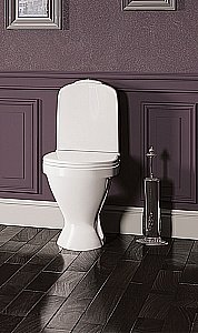 Унитаз-компакт Sanita luxe Classic Comfort CSCSLCC01040611 с бачком, с крышкой микролифт, белый купить в интернет-магазине Sanbest