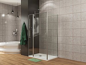 Душевой уголок Allen Brau Priority 80x140 Хром купить в интернет-магазине Sanbest