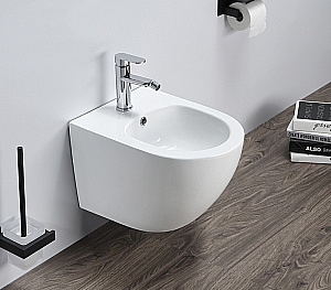 Биде Azario Grado AZ-0046-BW SP белое купить в интернет-магазине Sanbest