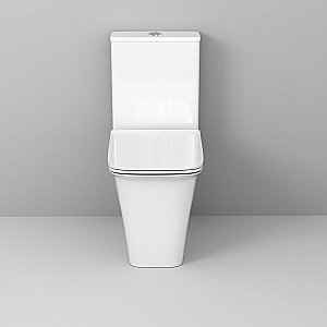 Унитаз-компакт Grossman Galaxy GR-4468S безободковый, с крышкой микролифт, с бачком, белый купить в интернет-магазине Sanbest