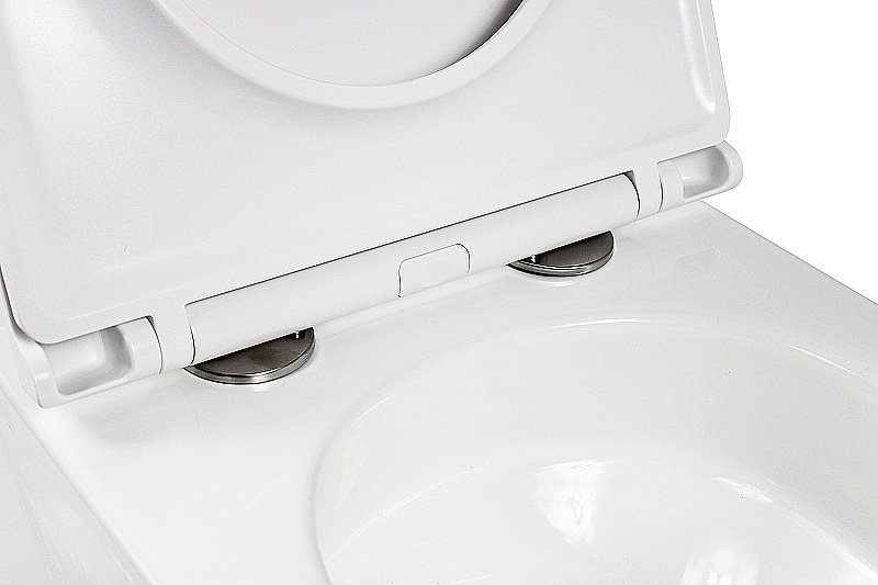 Унитаз подвесной WeltWasser AMBERG 350+MERZBACH 043 XL GL-WT+AMBERG RD-BL белый/кнопка черная матовая, безободковый, с крышкой микролифт, с инсталляцией, слив торнадо купить в интернет-магазине Sanbest
