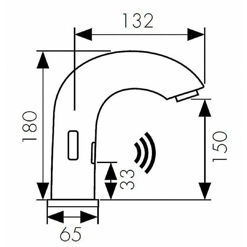 Смеситель для раковины Kaiser Sensor 38421 купить в интернет-магазине сантехники Sanbest