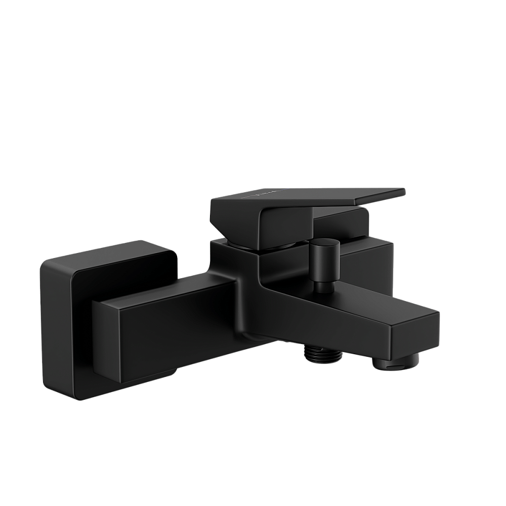 Смеситель для ванны VitrA Minimax Square A4352036EXP матовый черный купить в интернет-магазине сантехники Sanbest