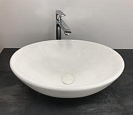 Раковина накладная Ceramalux N 51 9022 белая купить в интернет-магазине Sanbest