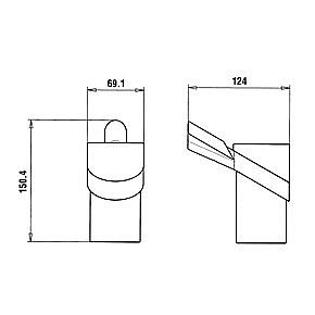Стакан PAINI Morgana 73CR041VR хром купить в интернет-магазине сантехники Sanbest