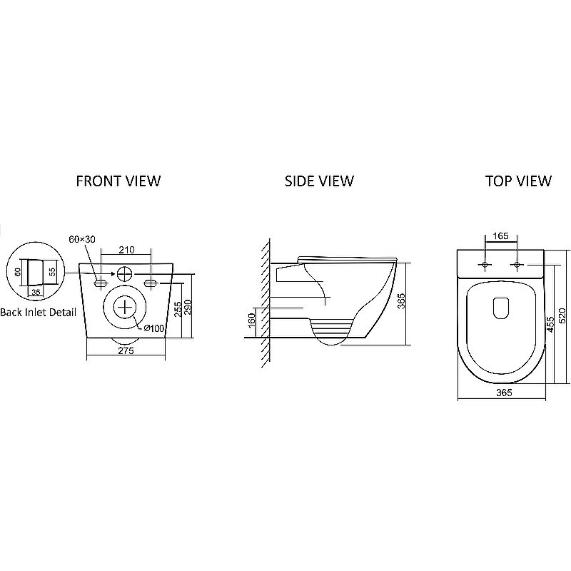 Унитаз SantiLine SL-5025 безободковый, слив торнадо, с крышкой микролифт, белый купить в интернет-магазине Sanbest