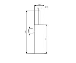 Туалетный ершик Ideal Standard IOM A9128MY купить в интернет-магазине сантехники Sanbest