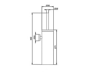 Туалетный ершик Ideal Standard IOM A9128MY купить в интернет-магазине сантехники Sanbest
