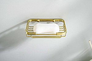 Мыльница Aquatek AQ4946BG золото шлифованное купить в интернет-магазине сантехники Sanbest