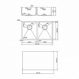Кухонная мойка Iddis Edifice EDI75S2i77 сатин купить в интернет-магазине сантехники Sanbest