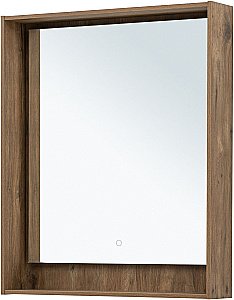 Зеркало Aquanet Милан 336399 70 дуб рустикальный в ванную от интернет-магазине сантехники Sanbest