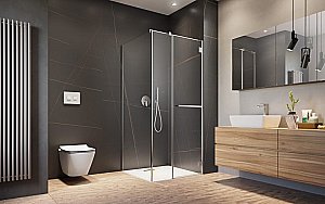 Душевой уголок Radaway Carena KDJ 120x80 34442-01-01NL  стекло прозрачное/профиль хром/левый купить в интернет-магазине Sanbest